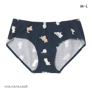 ウンナナクール une nana cool 猫柄 ショーツ 単品