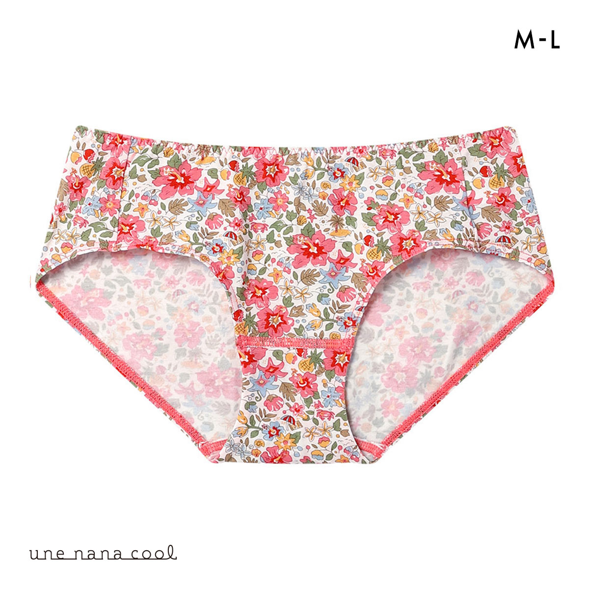ウンナナクール une nana cool MADE WITH LIBERTY. FABRIC ショーツ 単品(EN-エンジ-M)