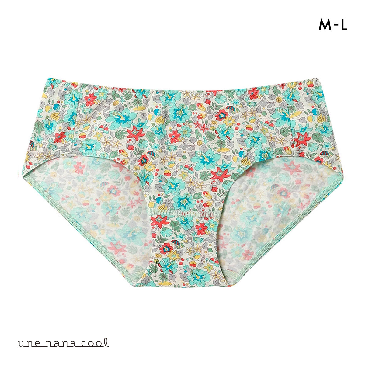 ウンナナクール une nana cool MADE WITH LIBERTY. FABRIC ショーツ 単品(ME-メロン-M)
