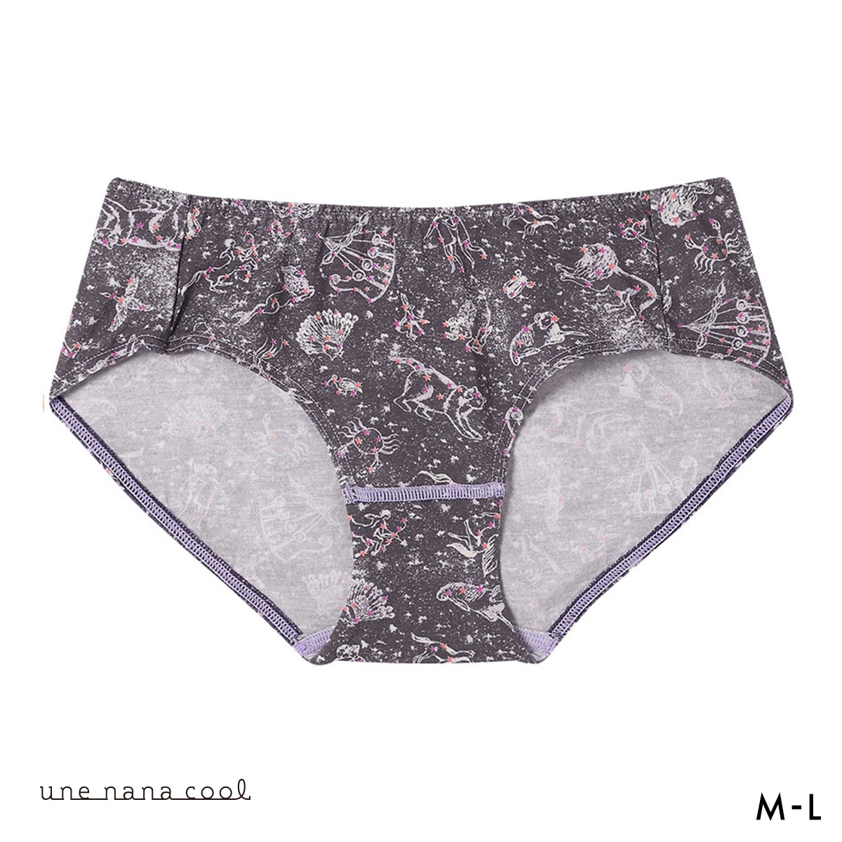 ウンナナクール une nana cool MADE WITH LIBERTY. FABRIC ショーツ 単品(PU-パープル-M)