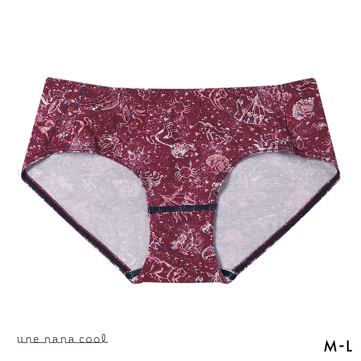 ウンナナクール une nana cool MADE WITH LIBERTY. FABRIC ショーツ 単品(WI-ワイン-M)