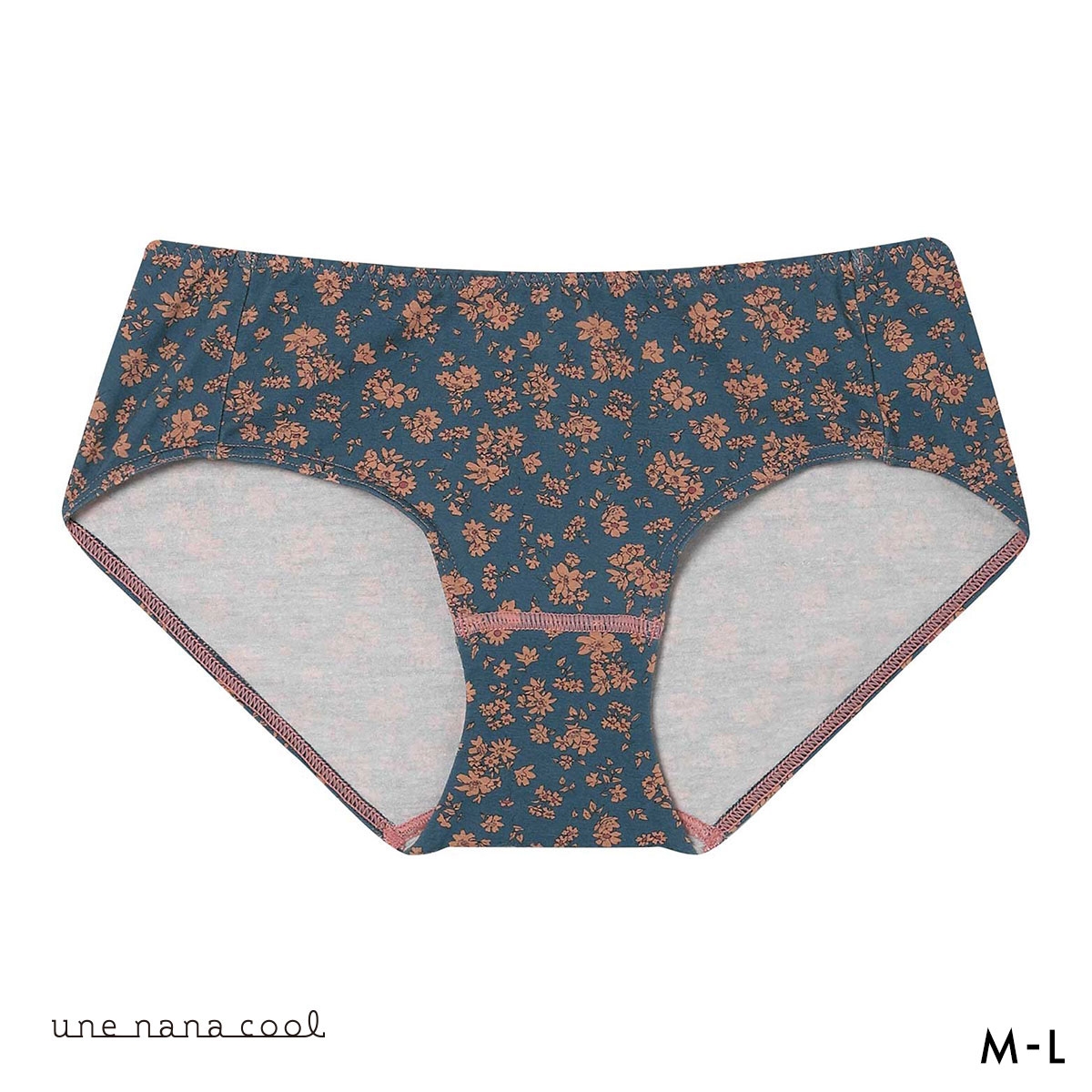 ウンナナクール une nana cool MADE WITH LIBERTY. FABRIC ショーツ 単品(BG-ブルーグリーン-M)