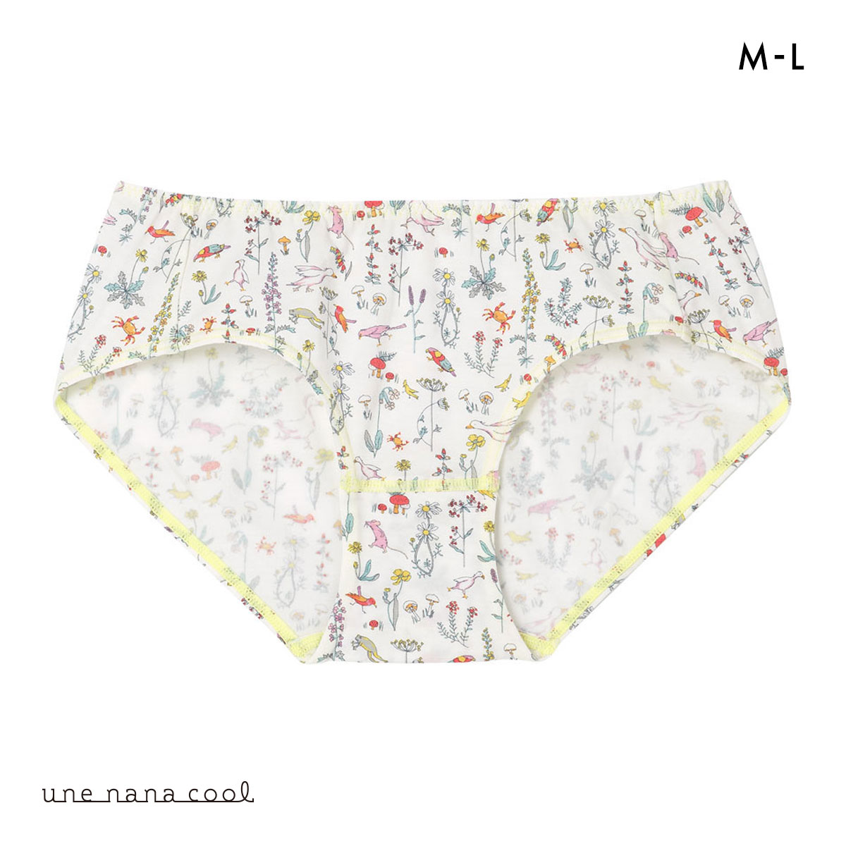 ウンナナクール une nana cool MADE WITH LIBERTY. FABRIC ショーツ 単品(CR-クリーム-M)