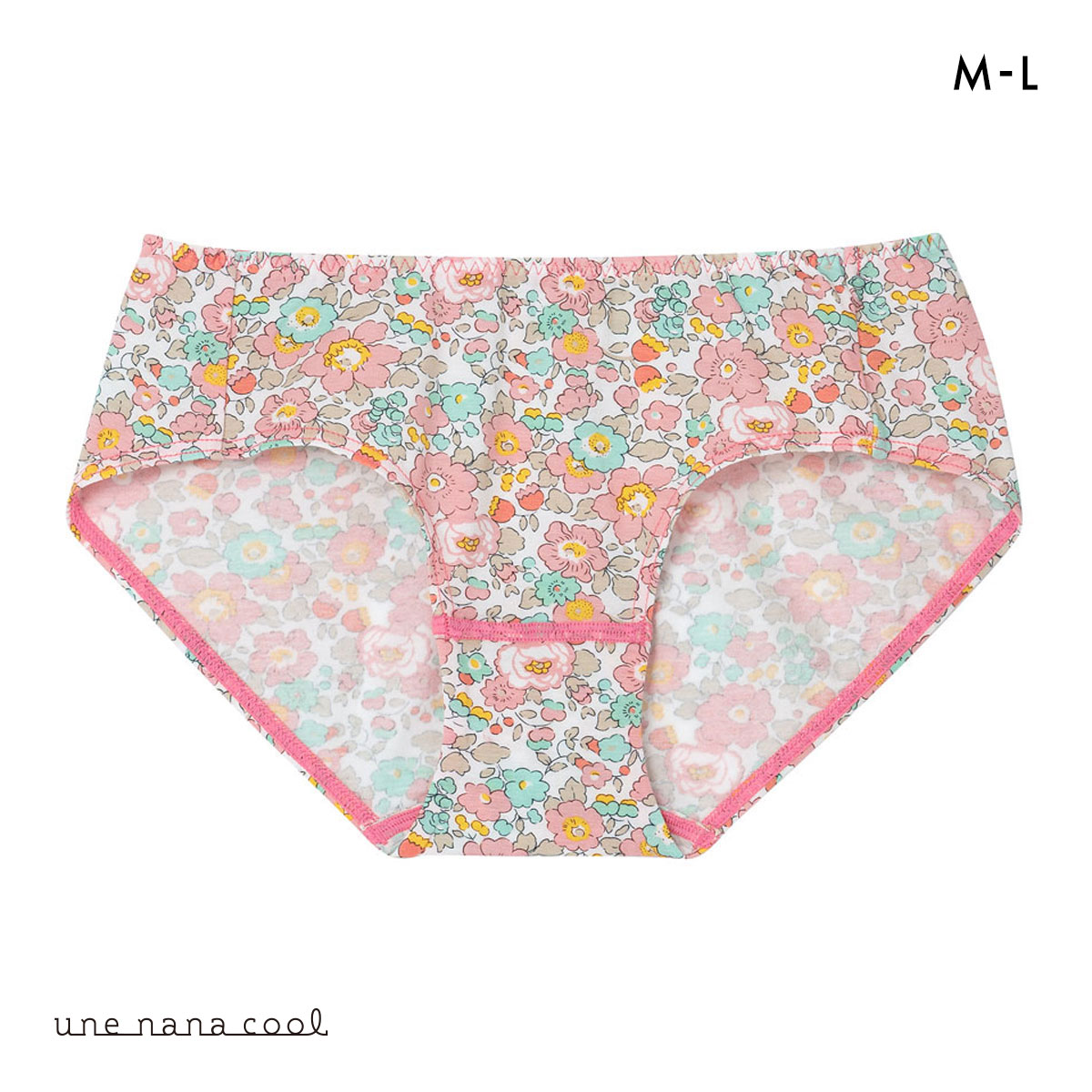 ウンナナクール une nana cool MADE WITH LIBERTY. FABRIC ショーツ 単品(PI-ピンク-M)