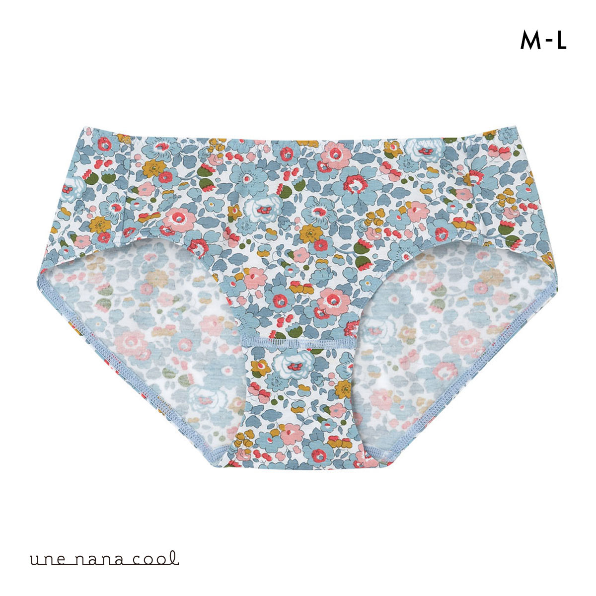 ウンナナクール une nana cool MADE WITH LIBERTY. FABRIC ショーツ 単品(SX-サックス-M)