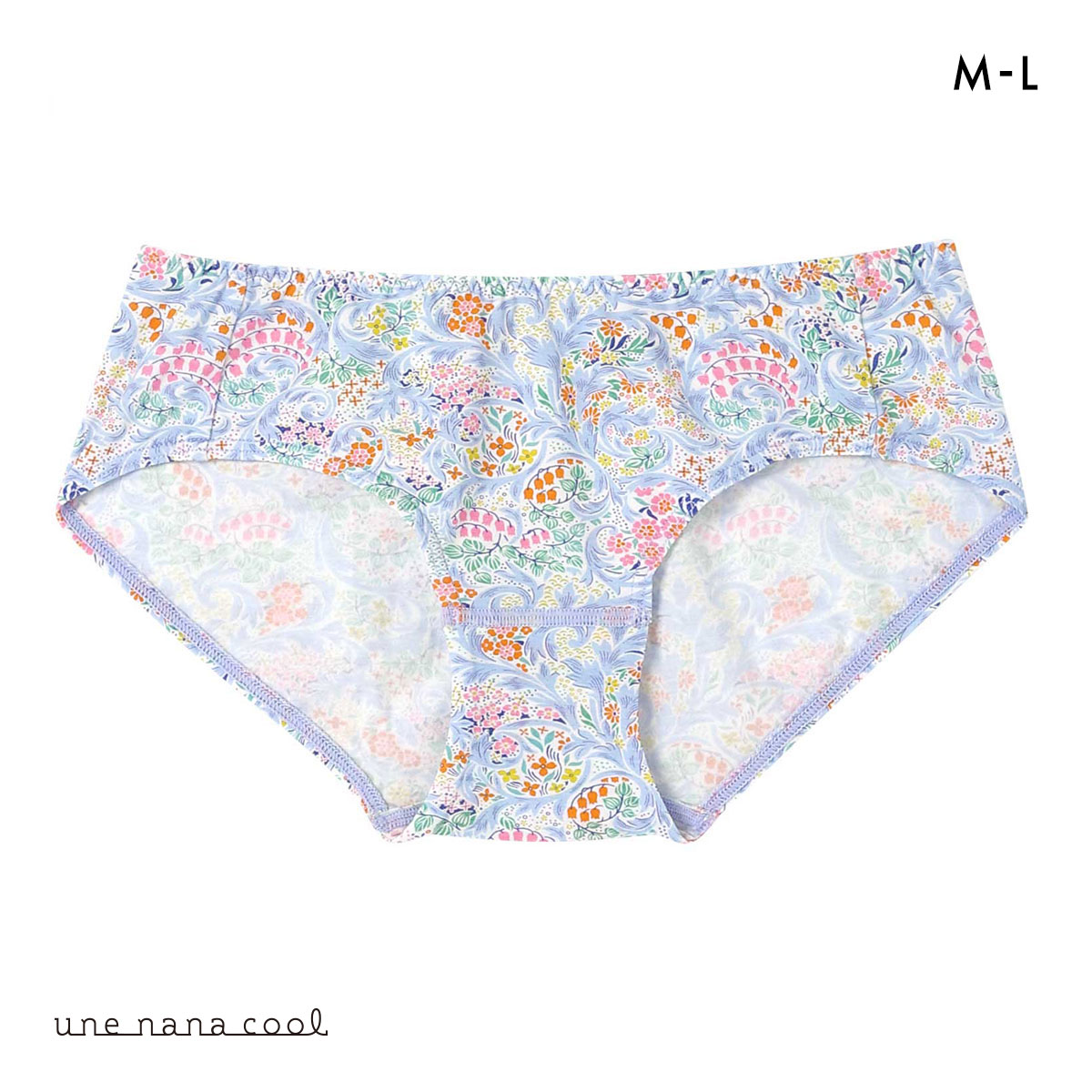ウンナナクール une nana cool MADE WITH LIBERTY. FABRIC ショーツ 単品(LBU-薄ブルー-M)