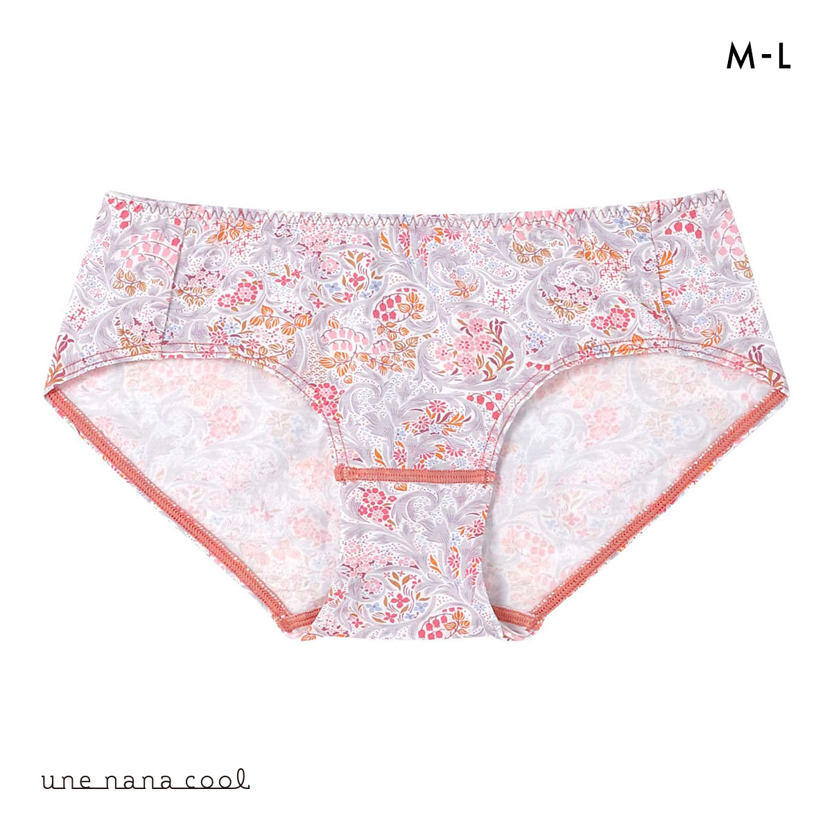 ウンナナクール une nana cool MADE WITH LIBERTY. FABRIC ショーツ 単品(CP-コーラルピンク-M)