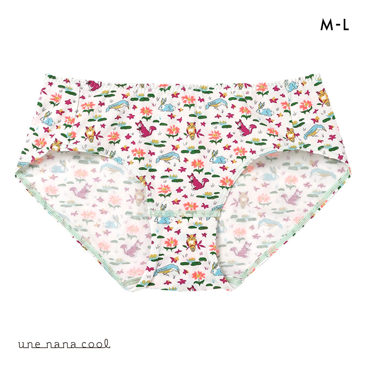 ウンナナクール une nana cool MADE WITH LIBERTY. FABRIC ショーツ 単品(MI-ミント-M)