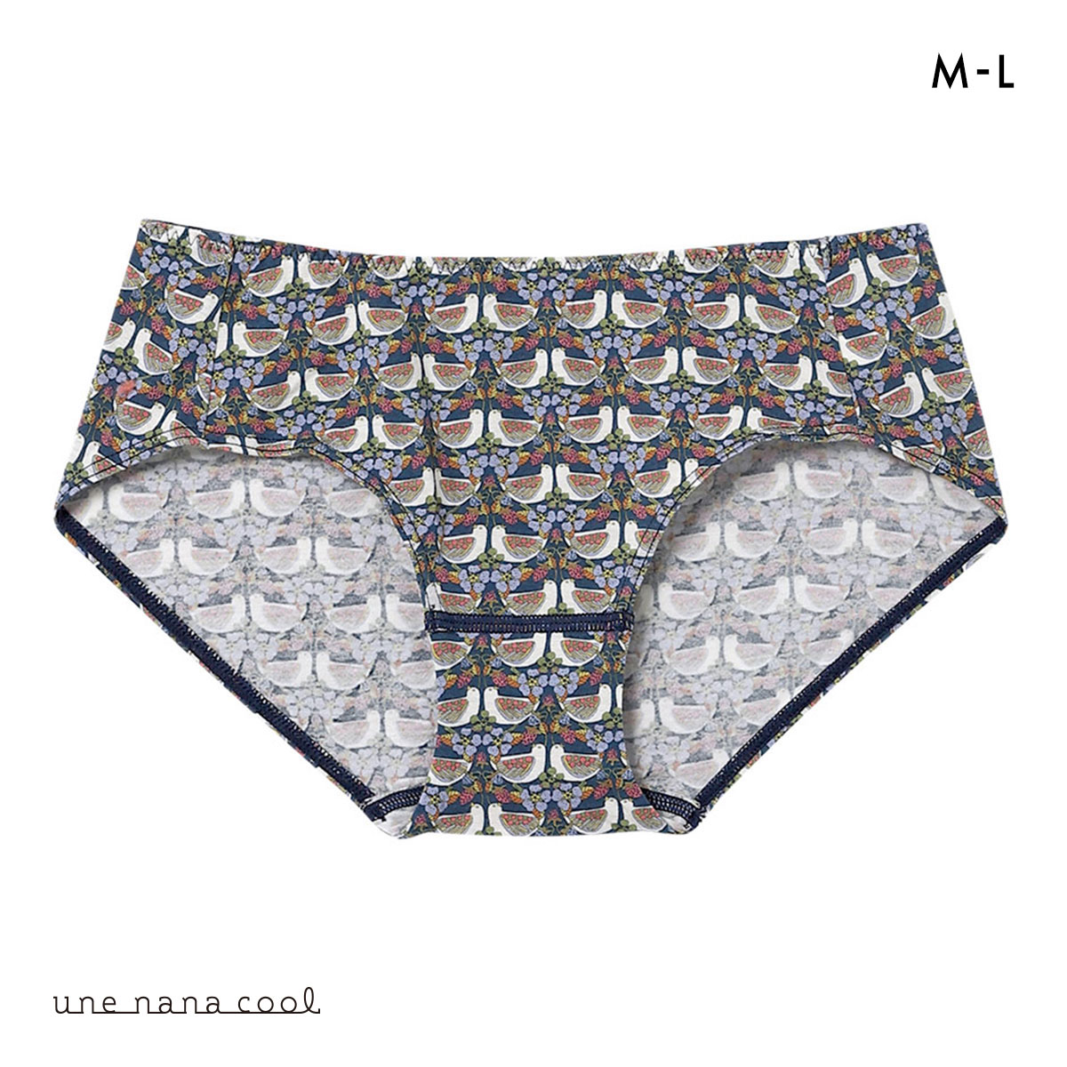 ウンナナクール une nana cool MADE WITH LIBERTY. FABRIC ショーツ 単品(DNV-濃ネイビー-M)