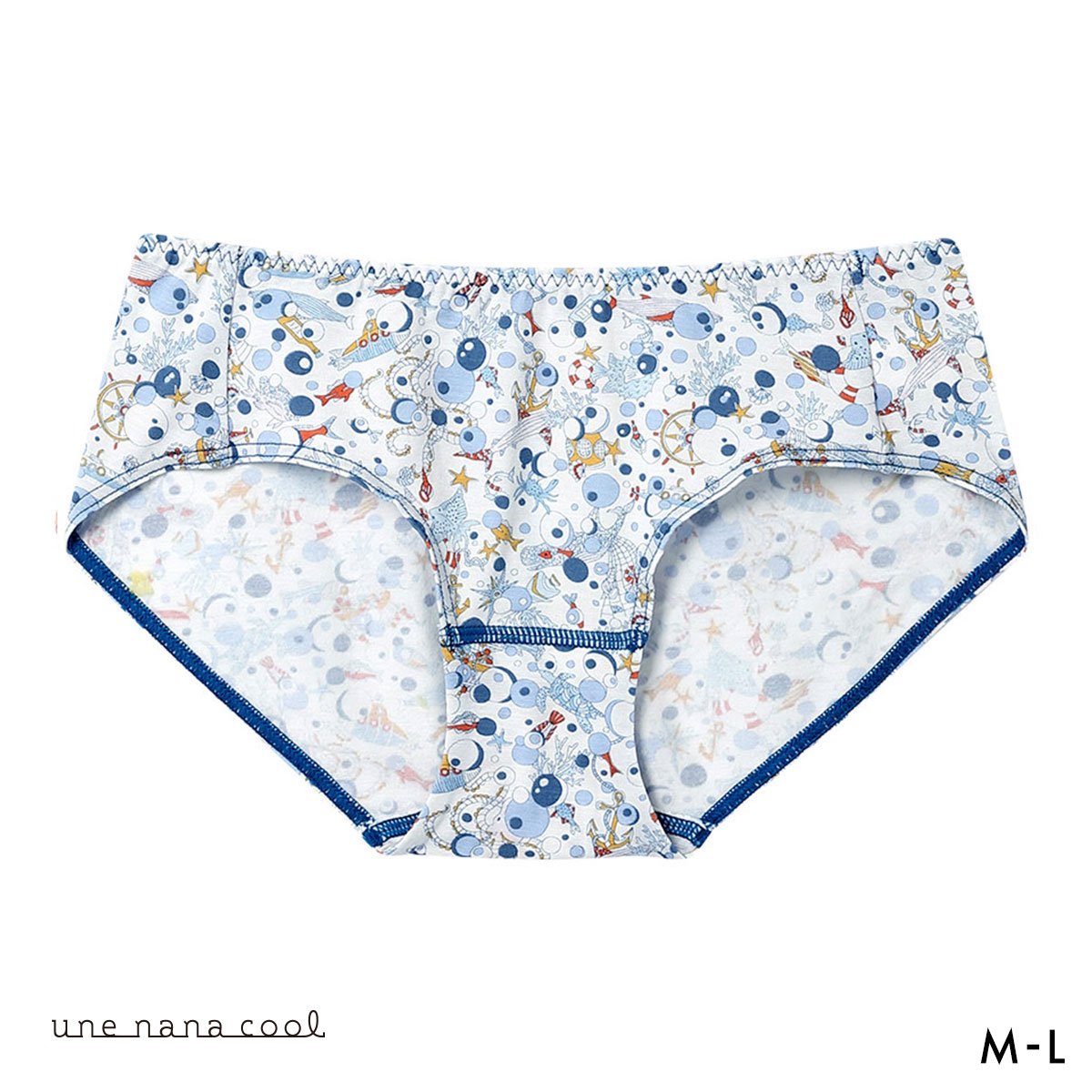 ウンナナクール une nana cool MADE WITH LIBERTY. FABRIC ショーツ(LNV-薄ネイビー-M)