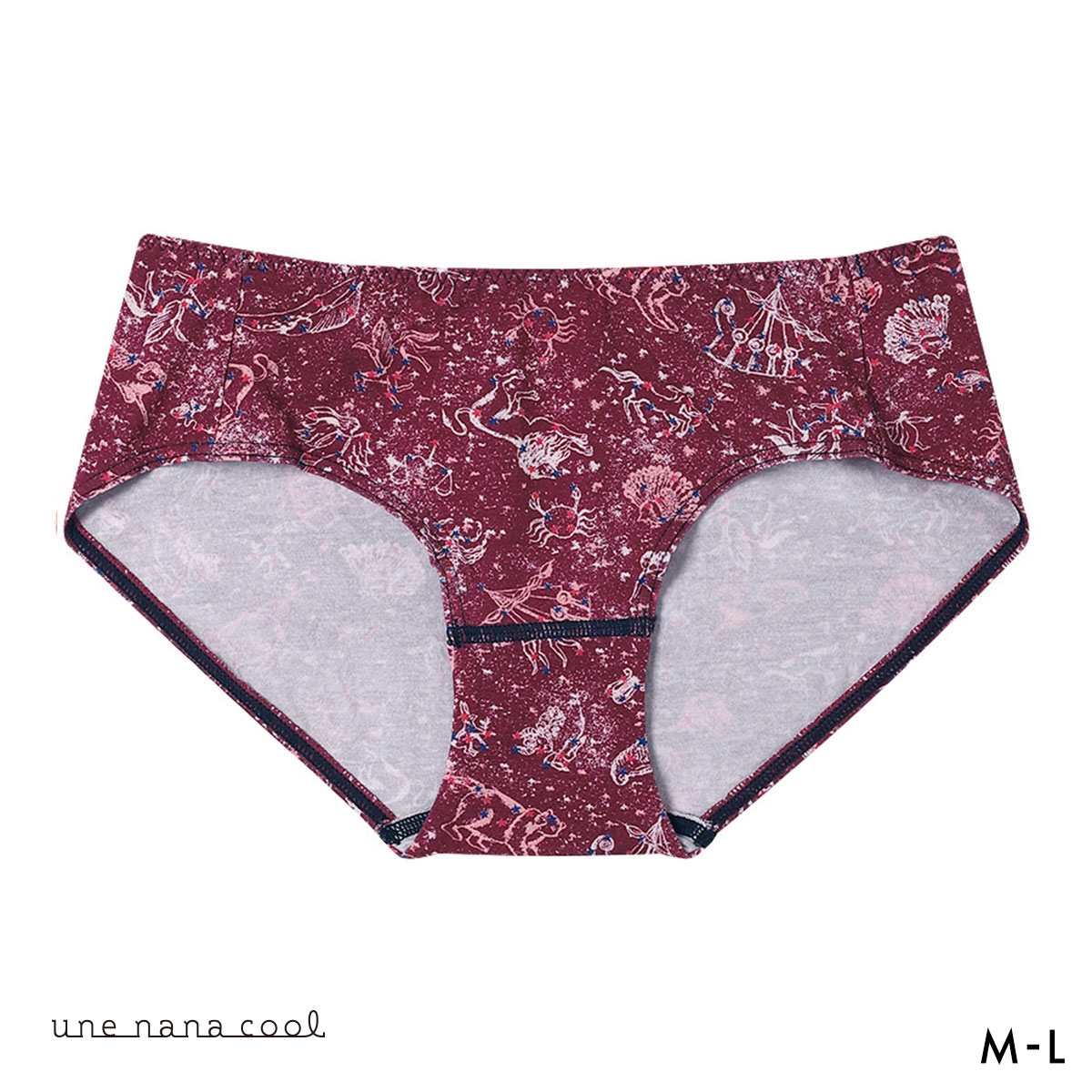 ウンナナクール une nana cool MADE WITH LIBERTY. FABRIC ショーツ(WI-ワイン-M)