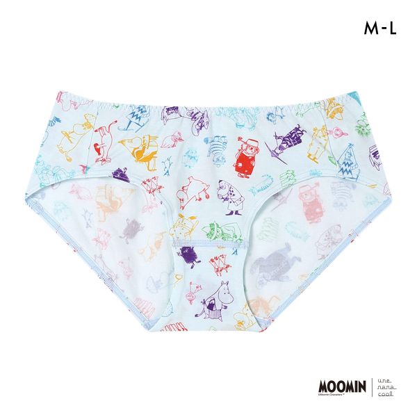 ウンナナクール MOOMIN × une nana cool ショーツ スタンダード ムーミン