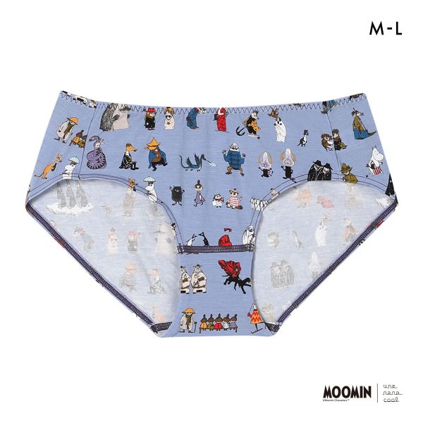 ウンナナクール MOOMIN × une nana cool ショーツ スタンダード ムーミン