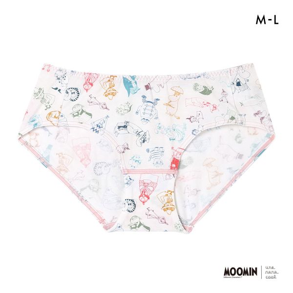 ウンナナクール MOOMIN × une nana cool ショーツ スタンダード ムーミン