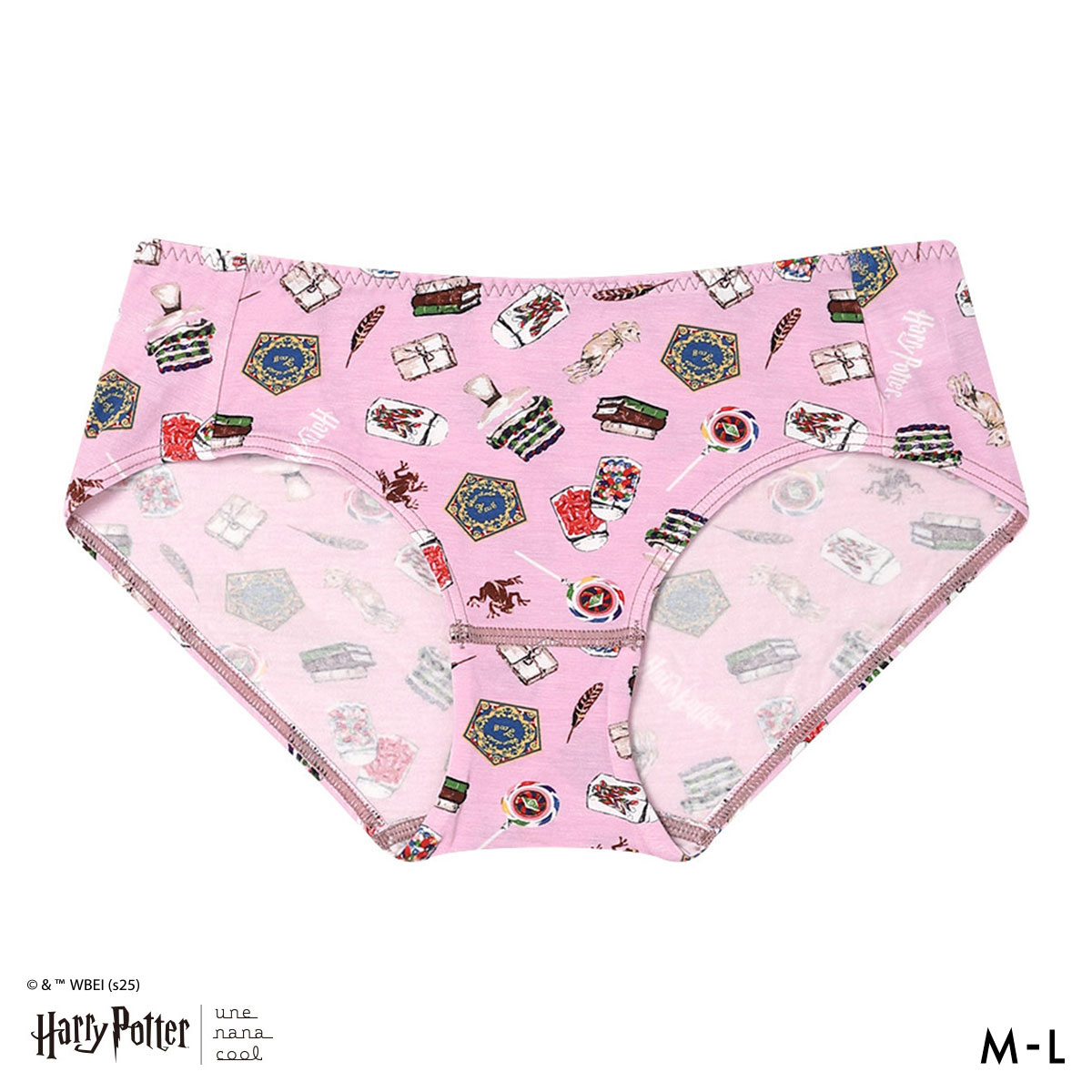 ハリー・ポッター × ウンナナクール Harry Potter ショーツ スタンダード une nana cool(PI-ピンク-M)