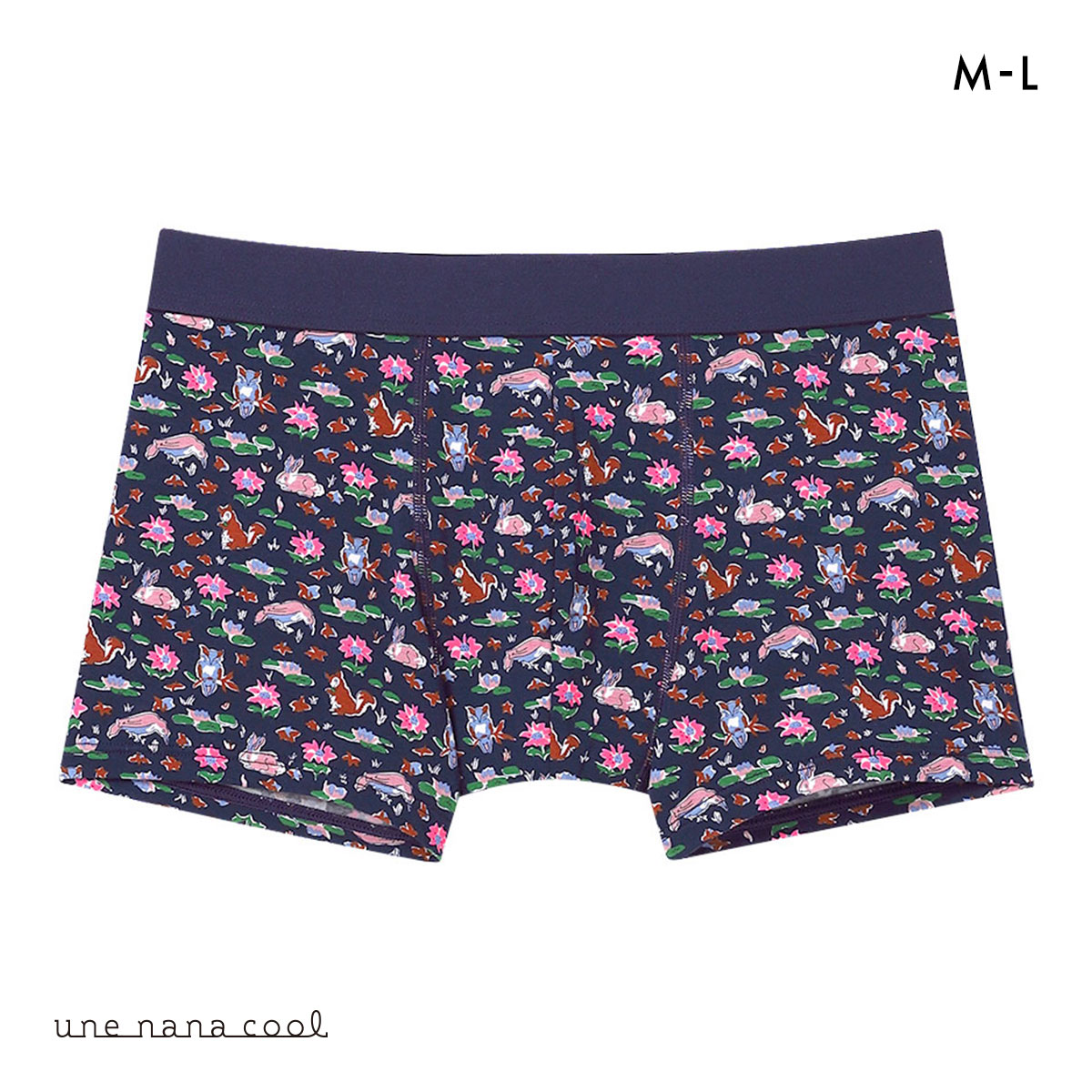 ウンナナクール MADE WITH LIBERTY. FABRIC メンズパンツ トランクス 前閉じ une nana cool(KO-コン-M)
