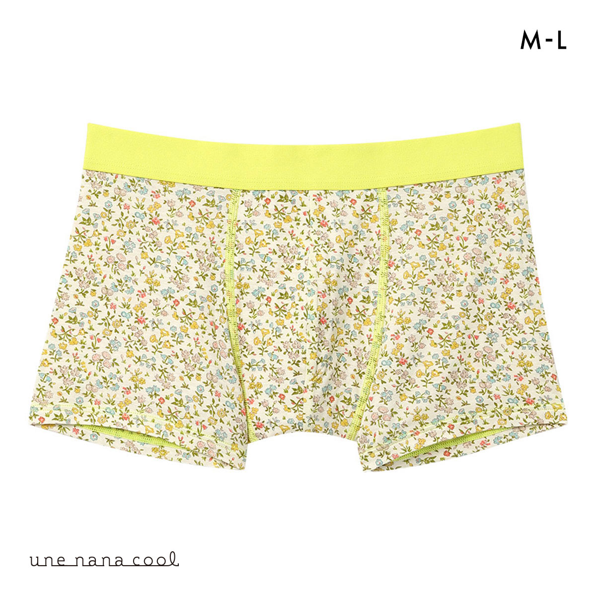 ウンナナクール MADE WITH LIBERTY. FABRIC メンズパンツ トランクス 前閉じ une nana cool(IV-アイボリー-M)
