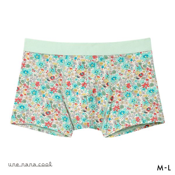 ウンナナクール MADE WITH LIBERTY. FABRIC メンズパンツ トランクス 前閉じ une nana cool