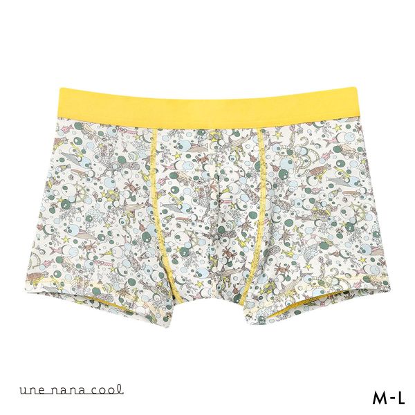 ウンナナクール MADE WITH LIBERTY. FABRIC メンズパンツ トランクス 前閉じ une nana cool