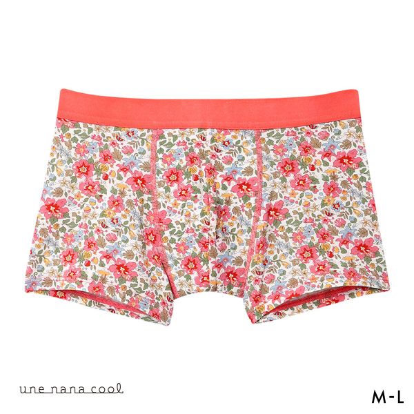 ウンナナクール MADE WITH LIBERTY. FABRIC メンズパンツ トランクス 前閉じ une nana cool