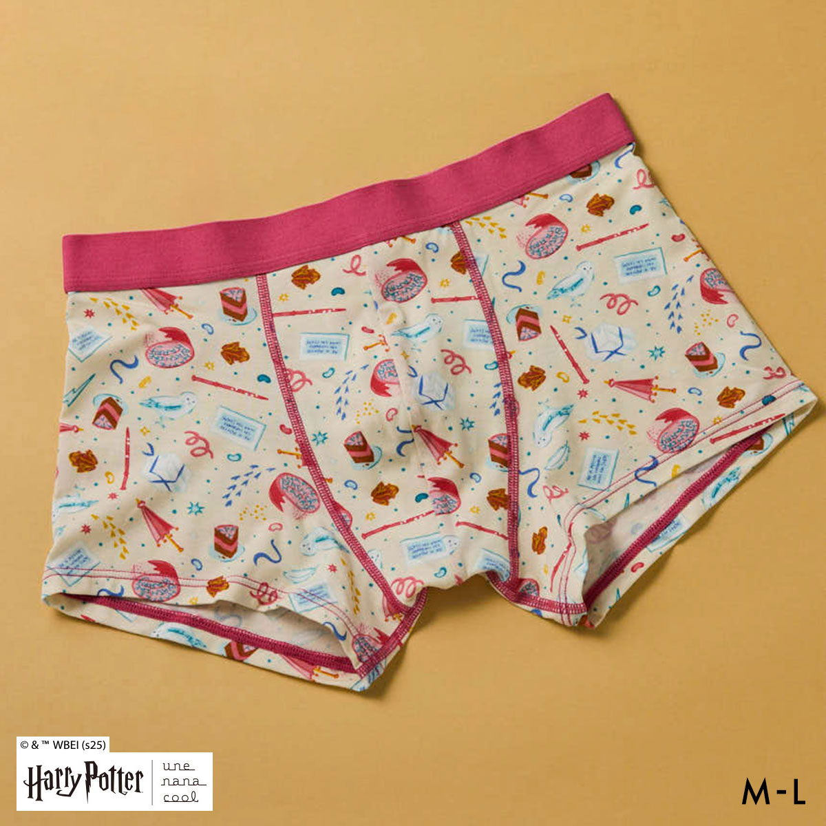 ハリー・ポッター × ウンナナクール Harry Potter メンズボクサーパンツ une nana cool