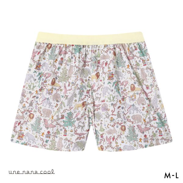 ウンナナクール MADE WITH LIBERTY. FABRIC メンズパンツ トランクス 前閉じ une nana cool