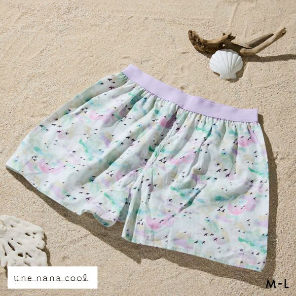 ウンナナクール MADE WITH LIBERTY. FABRIC メンズパンツ トランクス 前閉じ une nana cool