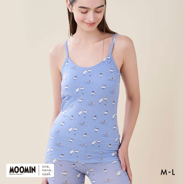 ウンナナクール MOOMIN × une nana cool カップ付きインナー キャミソール ムーミン