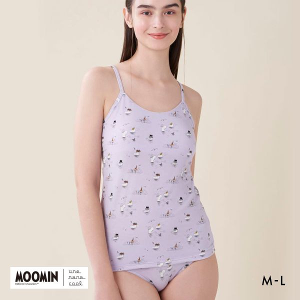 ウンナナクール MOOMIN × une nana cool カップ付きインナー キャミソール ムーミン