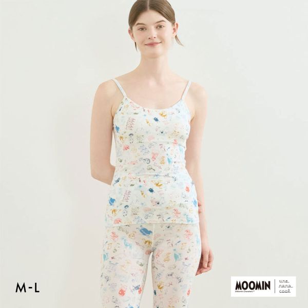 ウンナナクール MOOMIN × une nana cool カップ付きインナー キャミソール ムーミン