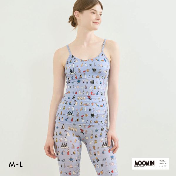 ウンナナクール MOOMIN × une nana cool カップ付きインナー キャミソール ムーミン