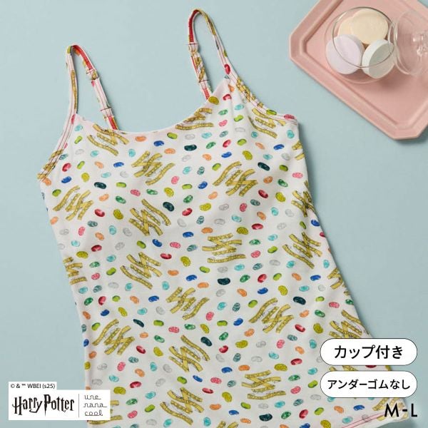 ハリー・ポッター × ウンナナクール Harry Potter カップ付きインナー キャミソール une nana cool