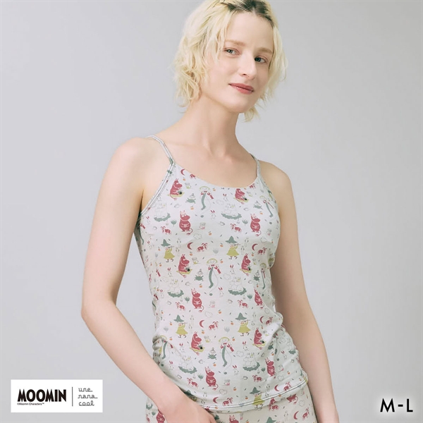 ウンナナクール MOOMIN × une nana cool カップ付きインナー キャミソール ムーミン