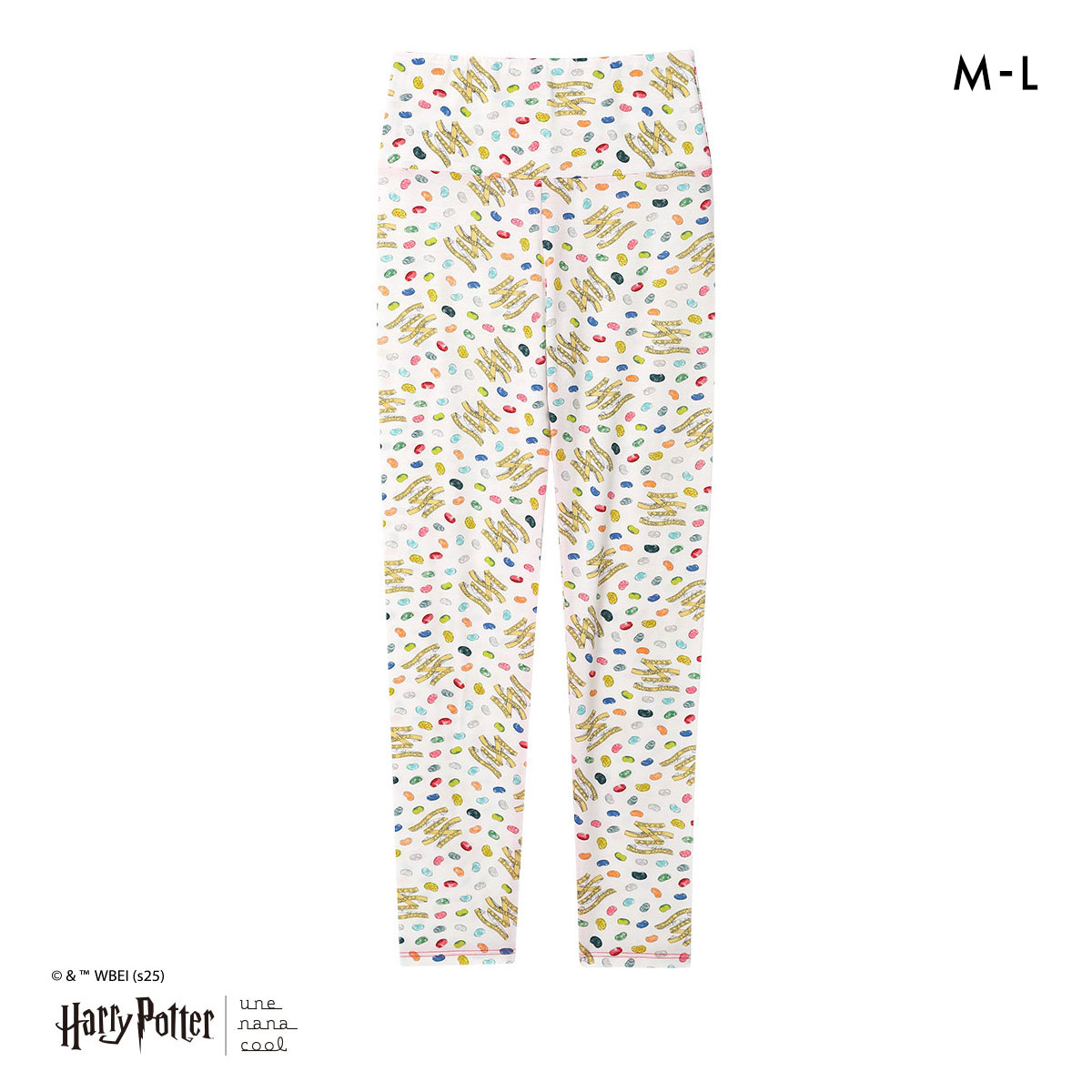 ハリー・ポッター × ウンナナクール Harry Potter ハラマキ付きレギンス ボトムス 足首丈 une nana cool(OC-オークル-M)