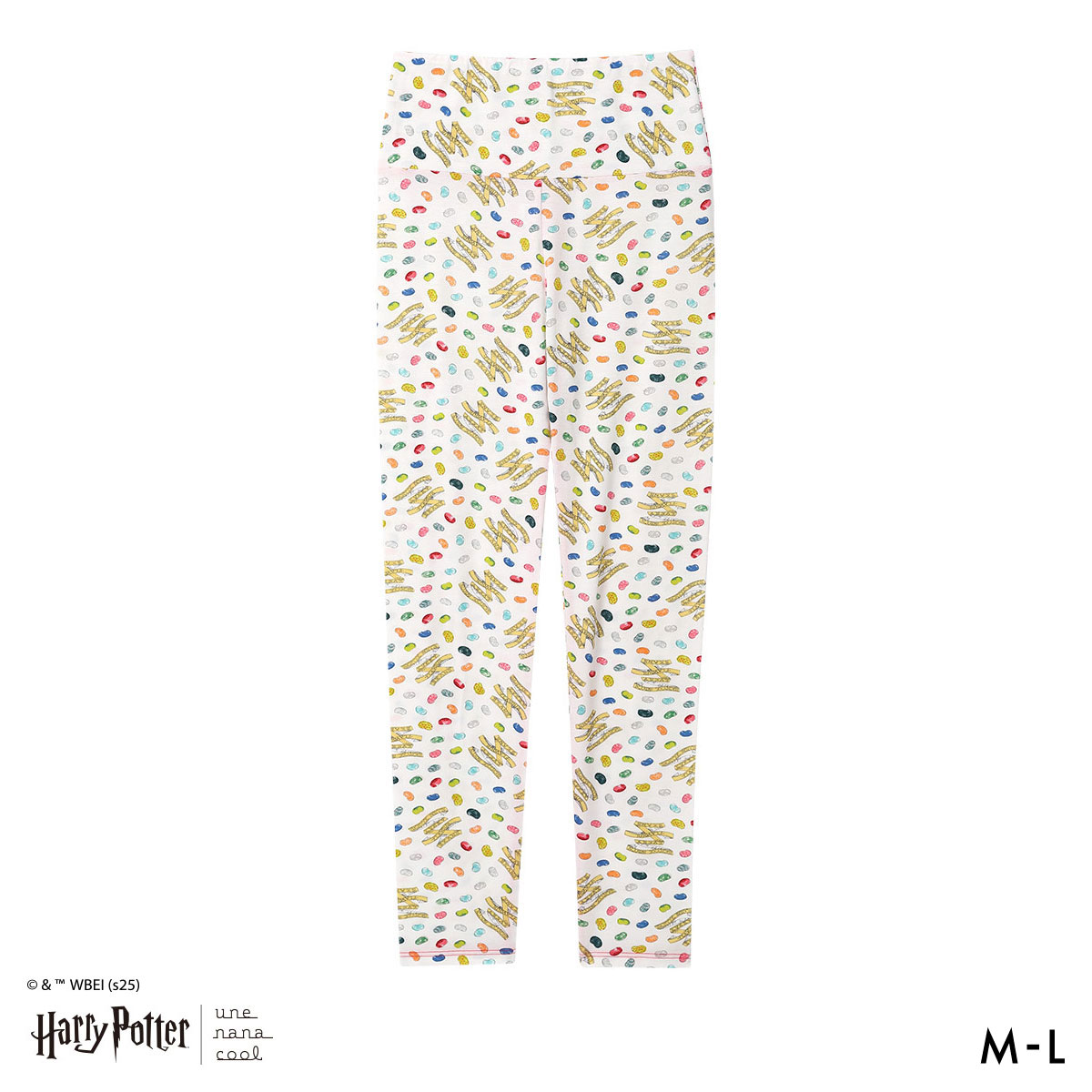 ハリー・ポッター × ウンナナクール Harry Potter ハラマキ付きレギンス ボトムス 足首丈 une nana cool(OC-オークル-M)