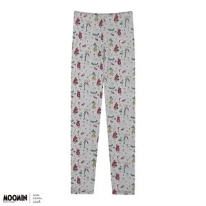 ウンナナクール MOOMIN × une nana cool ハラマキ付きレギンス ボトムス 足首丈 ムーミン