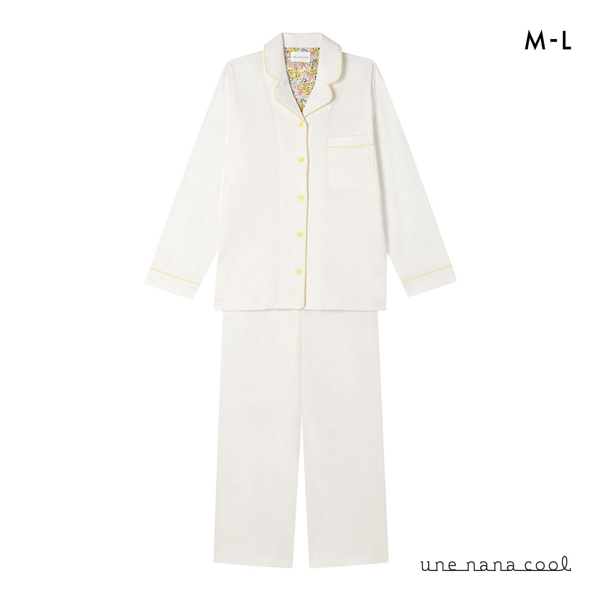 ウンナナクール 綿100 なめらかハイゲージ天竺パジャマ MADE