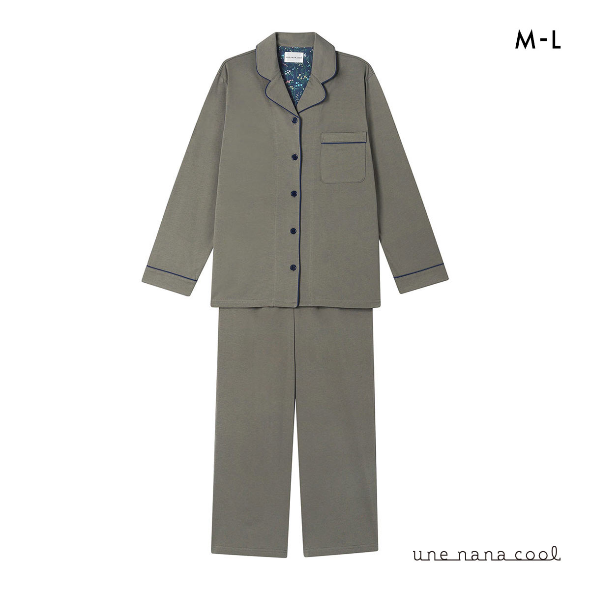 ウンナナクール 綿100 なめらかハイゲージ天竺パジャマ MADE