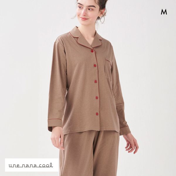 20%OFF ウンナナクール 綿混 ラスティック天竺パジャマ MADE WITH LIBERTY FABRIC ルームウェア パジャマ 上下セット レディース une nana cool 20%OFF ウンナナクール 綿混 ラスティック天竺パジャマ MADE WITH LIBERTY FABRIC ルームウェア パジャマ 上下セット レディース une nana cool