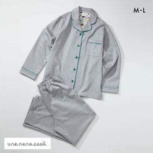 ウンナナクール 綿100％ モクロディパジャマ MADE WITH LIBERTY FABRIC ルームウェア パジャマ 上下セット 長袖 レディース une nana cool