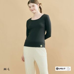 ウンナナクール une nana cool MADE WITH シモジマ 裏起毛あったかシャツ 長袖 トップス インナー