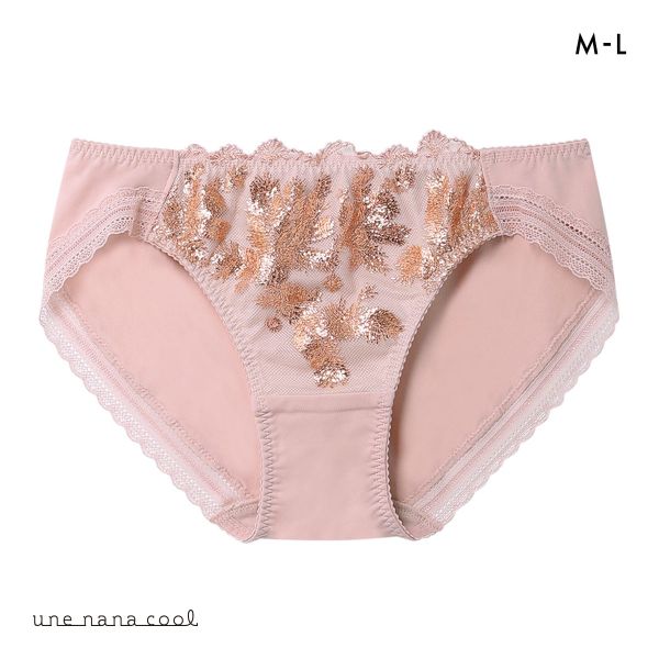 ウンナナクール 箔プリントレースがキラキラ ショーツ une nana cool