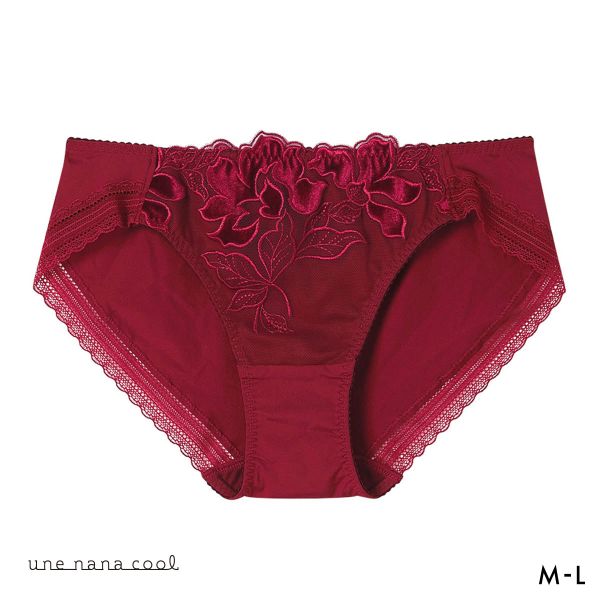 ウンナナクール ベロアのレースが特別感を演出 クリスマス ショーツ une nana cool