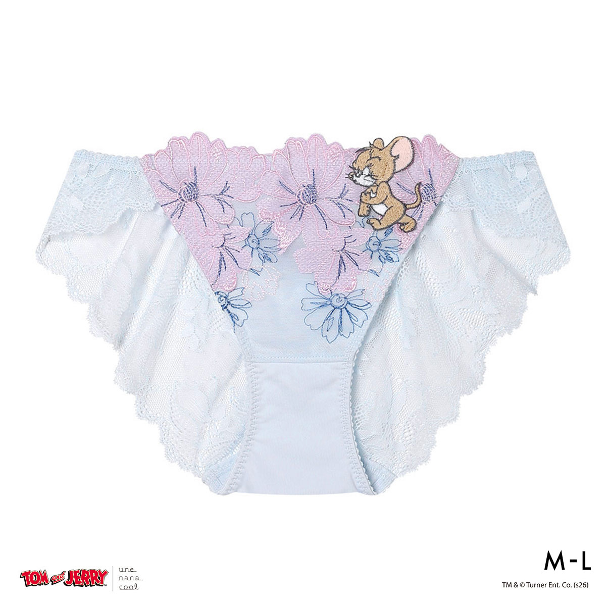 トムとジェリー × ウンナナクール ショーツ バックレース une nana cool(SX-サックス-M)