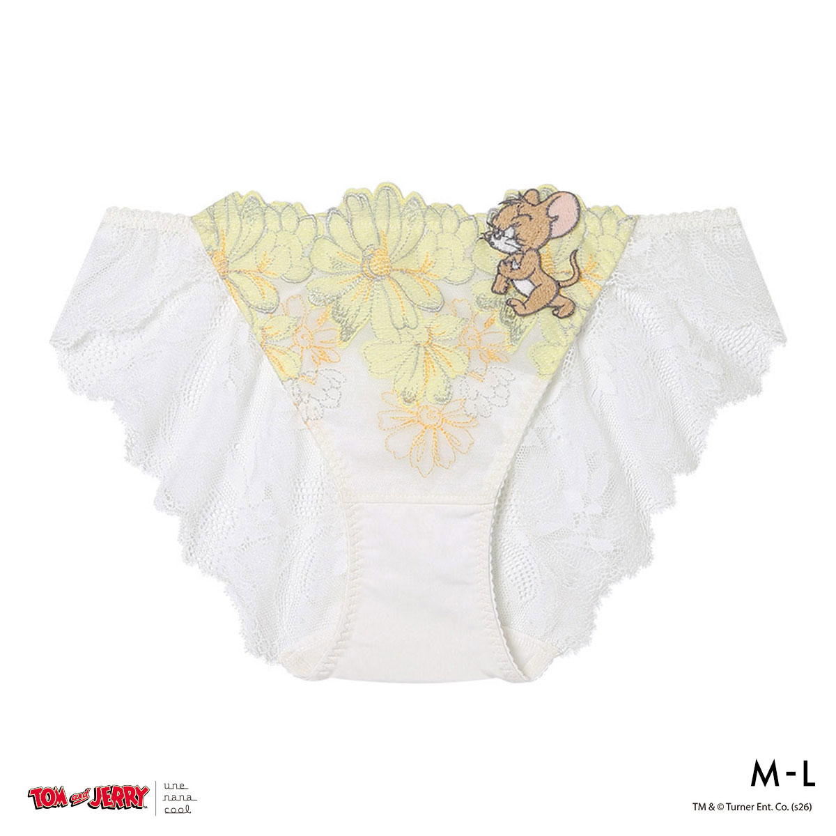 トムとジェリー × ウンナナクール ショーツ バックレース une nana cool(IV-アイボリー-M)