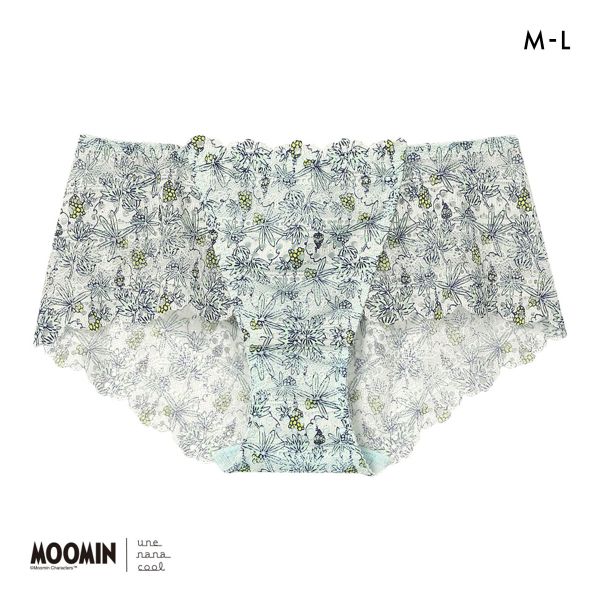 ウンナナクール MOOMIN × une nana cool 364 レース 総レースショーツ スタンダード ムーミン ショーツ
