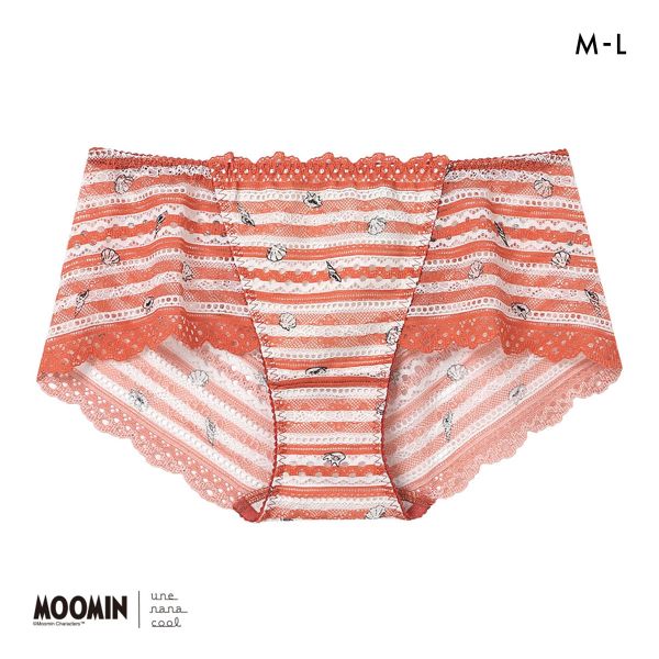 ウンナナクール MOOMIN × une nana cool 364 レース 総レースショーツ スタンダード ムーミン ショーツ