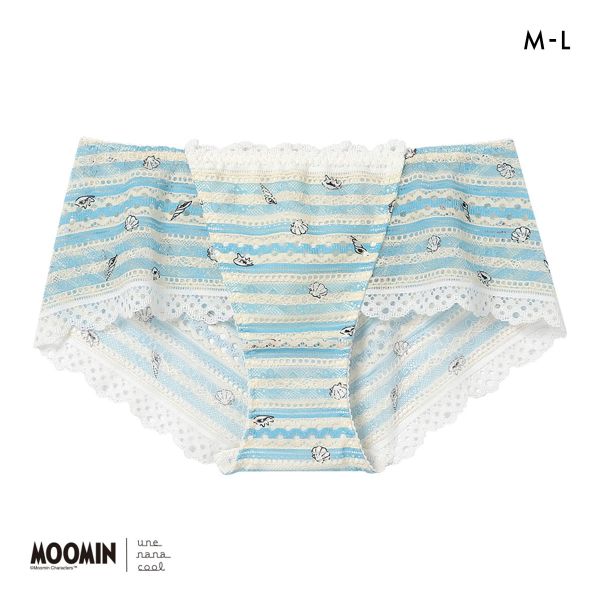 ウンナナクール MOOMIN × une nana cool 364 レース 総レースショーツ スタンダード ムーミン ショーツ