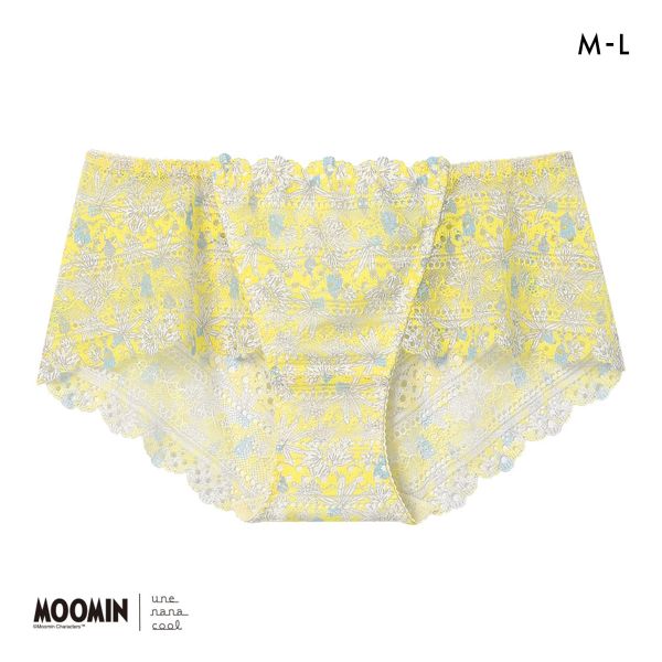 ウンナナクール MOOMIN × une nana cool 364 レース 総レースショーツ スタンダード ムーミン ショーツ