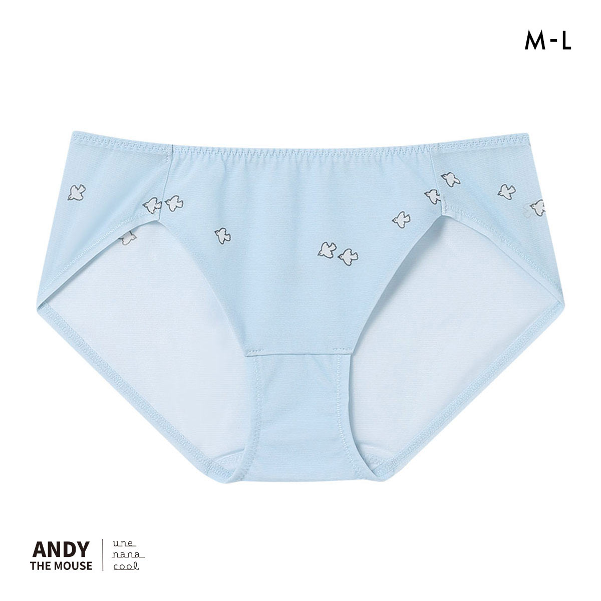 ウンナナクール MADE WITH ねずみのANDY 364シンプル ショーツ 364 une nana cool(BU-ブルー-M)